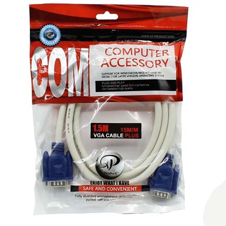 کابل VGA XP 1.5m WHITE