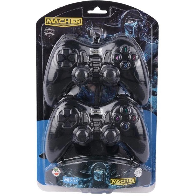 دسته بازی دوبل شوک فانتزی MACHER MR53
