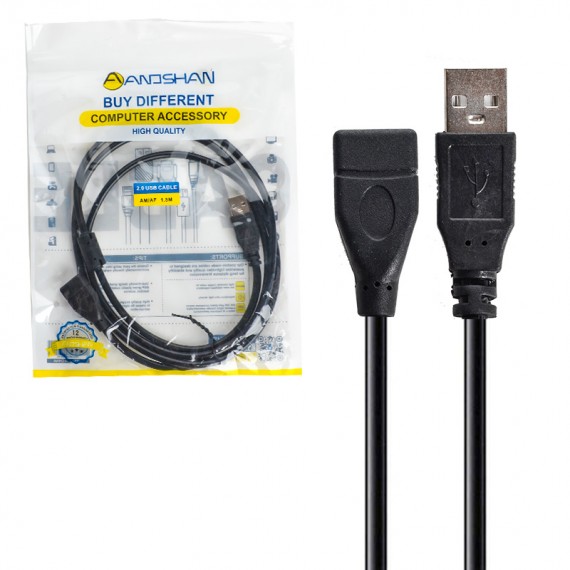 کابل افزایش ANOSHAN 1.5M USB