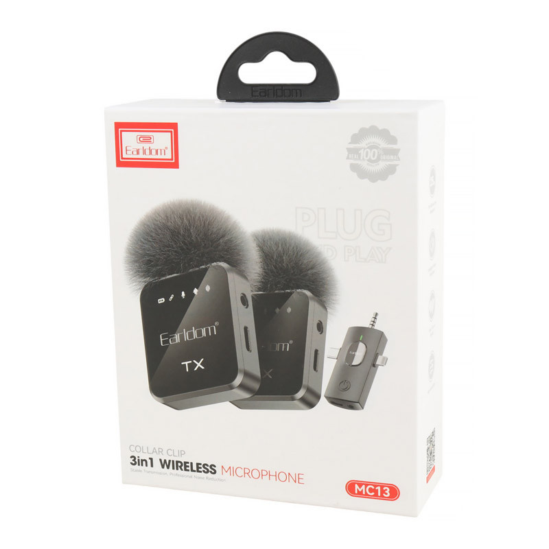 میکروفن یقه ای بی سیم EARLDOM MC13
