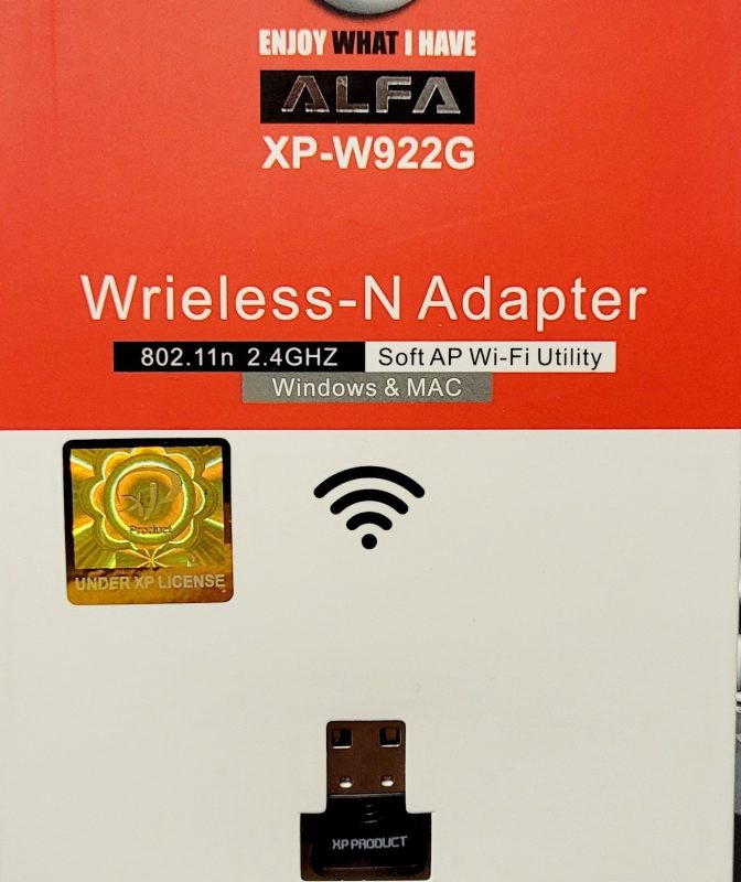 کارت شبکه بدون آنتن XP 922