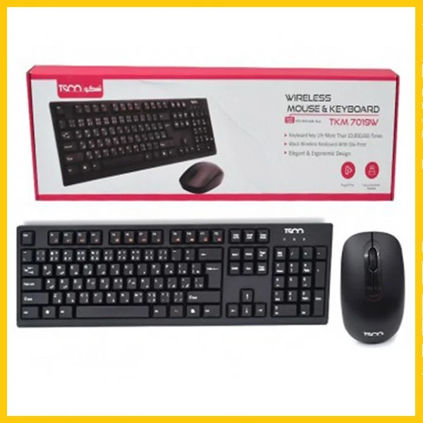 کیبورد و ماوس بی سیم TSCO 7019