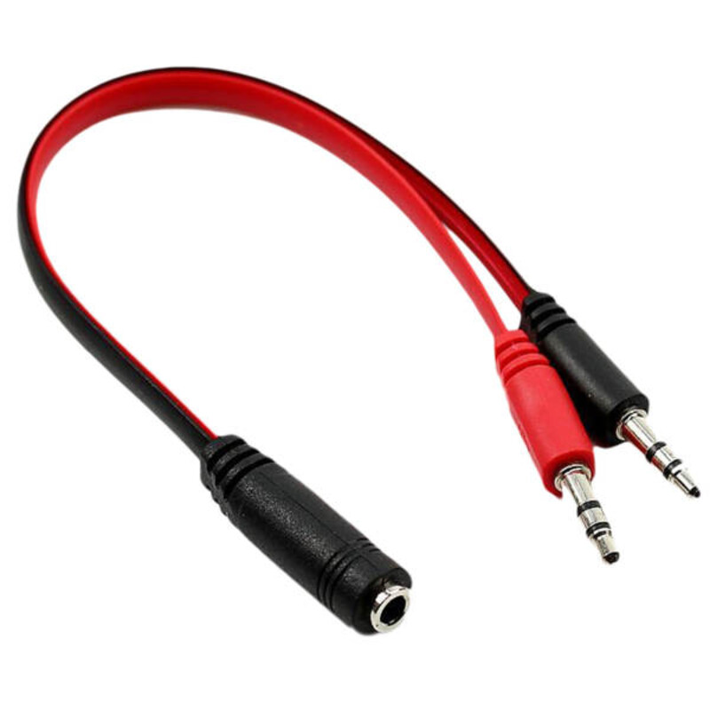 تبدیل صدا یک مادگی به دو نری هدفون