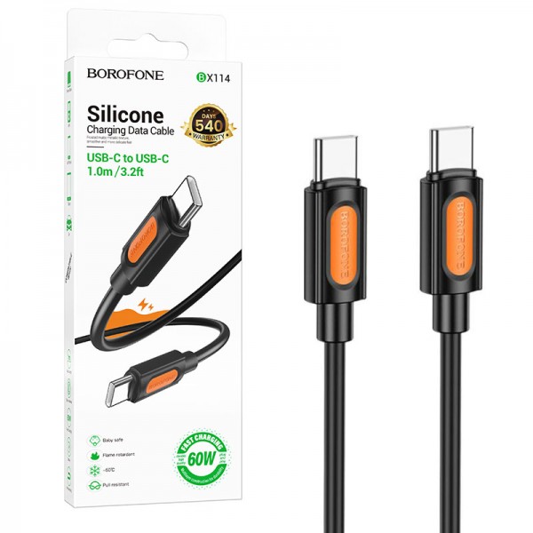 کابل شارژر تایپ سی به تایپ سی BROFONE BX114