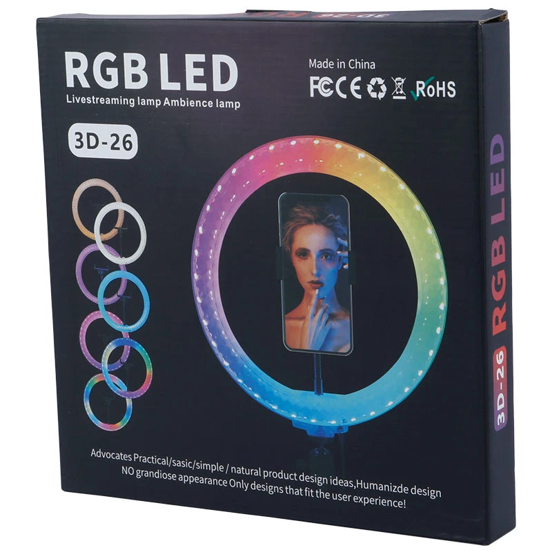 رینگ لایت RGB 3D 26