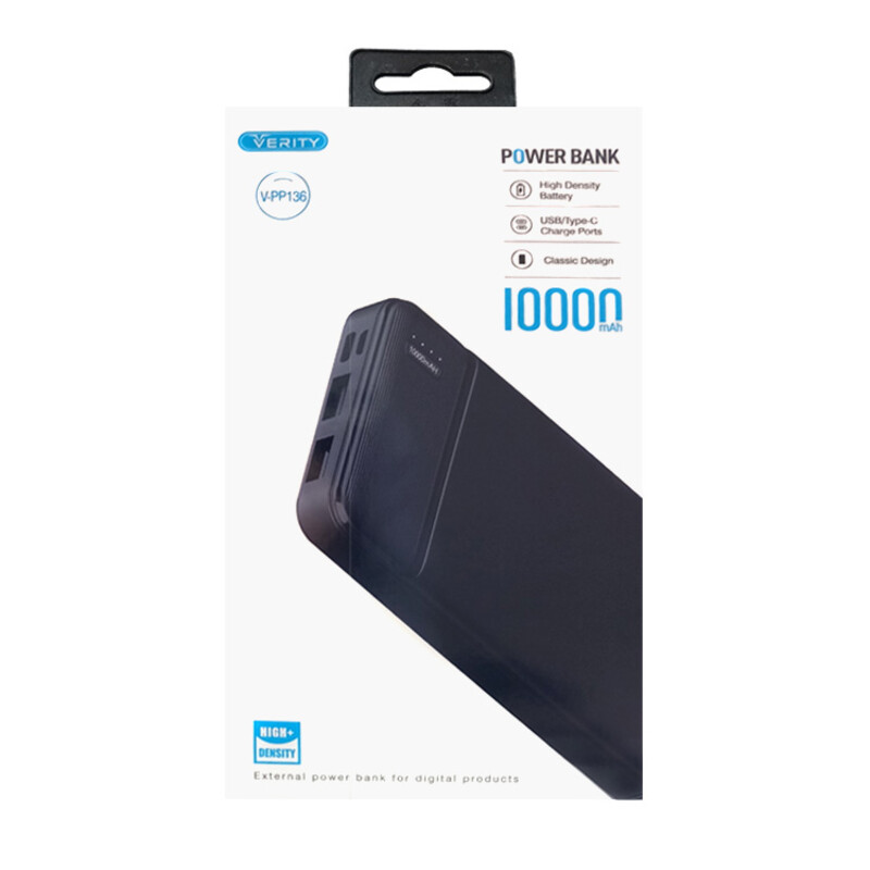 پاوربانک VERITY 136 10000MAH PD