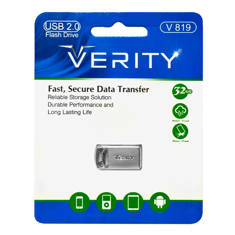 فلش مموری وریتی مدل V819 ظرفیت 32 گیگابایت