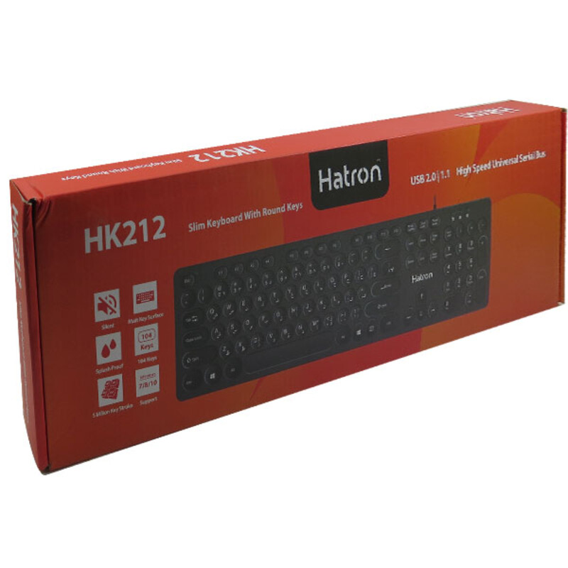 کیبورد سیمدار HATRON 212