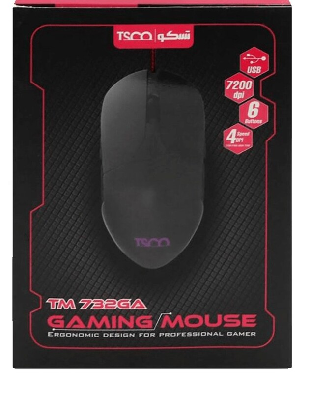 ماوس سیمدار گیمینگ TSCO 732