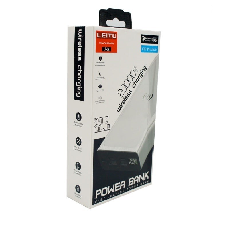 پاوربانک LEITU LP37 20000 PD 22.5W