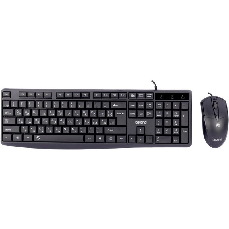 کیبورد و ماوس سیمدار BEYOUND 3375