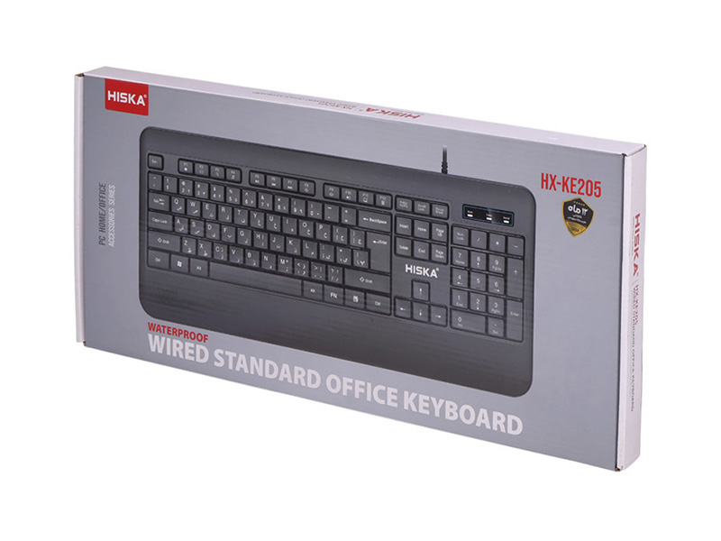 کیبورد سیمدار HISKA KE205