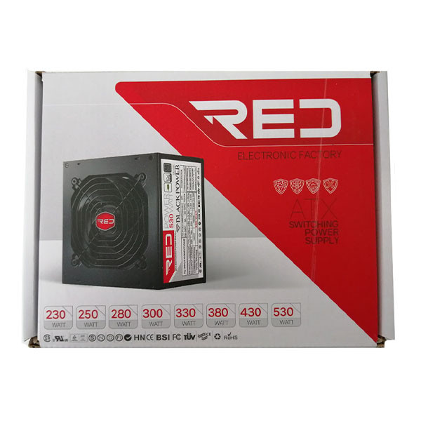 منبع تغذیه کامپیوتر RED 330W