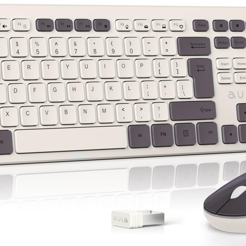 کیبورد و ماوس بی سیم AULA AC308
