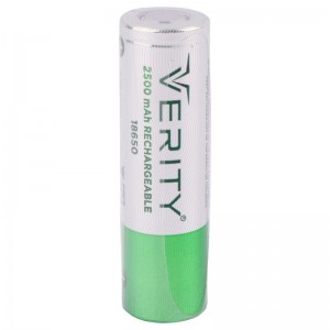 باتری شارژی سرتخت VERITY 5C 2500MAH 18650