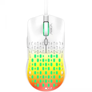 ماوس سیمدار گیمینگ AULA S11 PRO YELLOW
