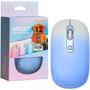 ماوس بی سیم بلوتوث شارژی AULA AM207 BLUE