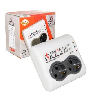 محافظ برق 2 خانه پکیج OMEGA P1100