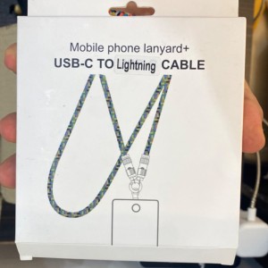 کابل شارژر تایپ سی به آیفون LANYARD W60