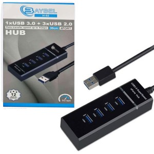 هاب BAYBEL H92 1PORT U3/ 3PORT U2