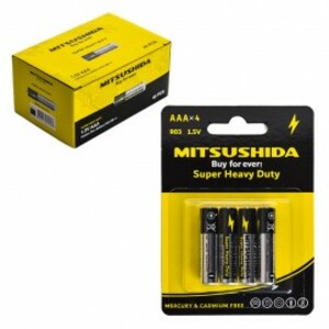 باتری نیم قلمی کارتی چهارعددی MITSUSHIDA