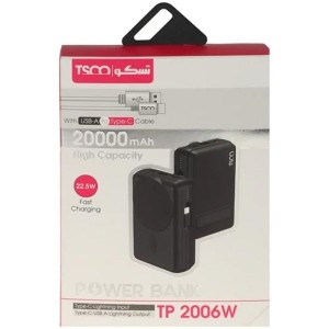 پاوربانک وایرلس TSCO TP2006W 20000MAH