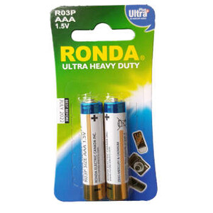 Ronda Super Heavy Duty کارتی نیم قلمی AAA دو عددی