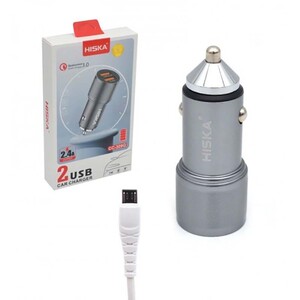 شارژر فندکی HISKA CC309Q + کابل میکرو