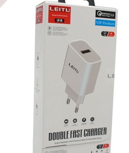 شارژر دیواری LEITU LH16 + کابل تایپ سی