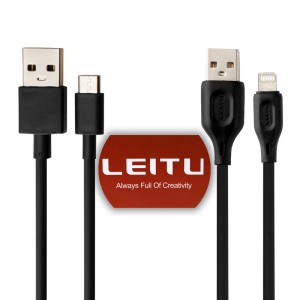 شارژر دیواری LEITU LH28 + کابل تایپ سی