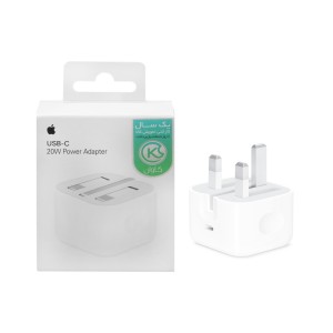 شارژر دیواری APPLE IPHONE 20W B/A گارانتی کاوان