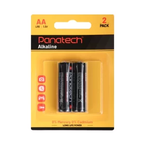 باتری آلکالاین قلمی دو عددی PANATECH LR6
