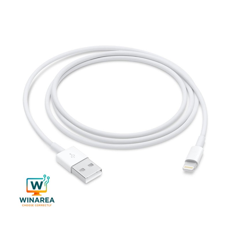 کابل تبدیل usb به لایتنینگ مدل iphon طول یک متر 100% اورجینال