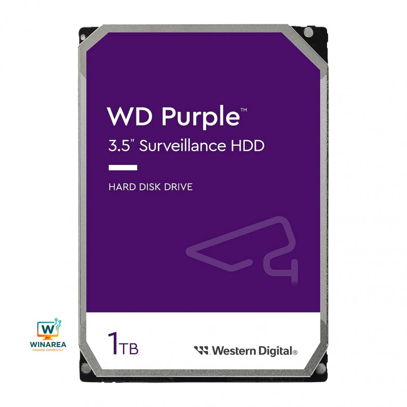 هارددیسک اینترنال وسترن دیجیتال مدل Purple WD10PURZ ظرفیت 1 ترابایت
