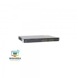 سوئیچ سیسکو 24 پورت مدل  WS-C2960X-24PS-L