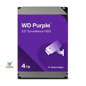 هارددیسک اینترنال وسترن دیجیتال مدل Purple WD40PURZ ظرفیت 4 ترابایت
