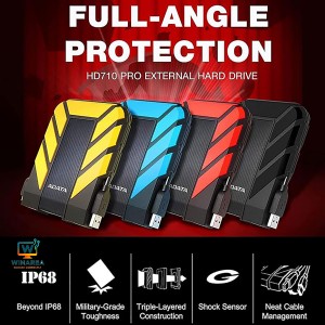 هارد اکسترنال ای دیتا مدل HD710 Pro ظرفیت 2 ترابایت