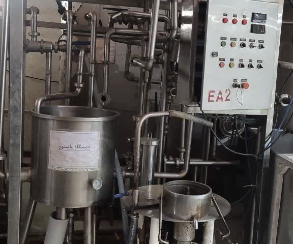 فروش دستگاه پاستوریزاتور 3 تن دست دوم با قیمت عالی