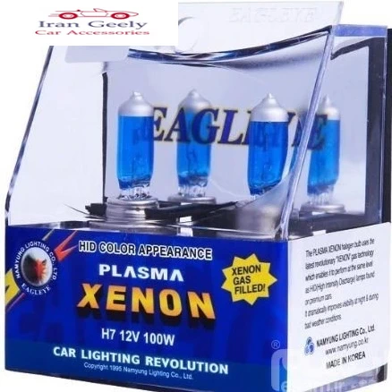 یک جفت لامپ H7 هالوژن 12V 100W  (قیمت ویژه حراجی)