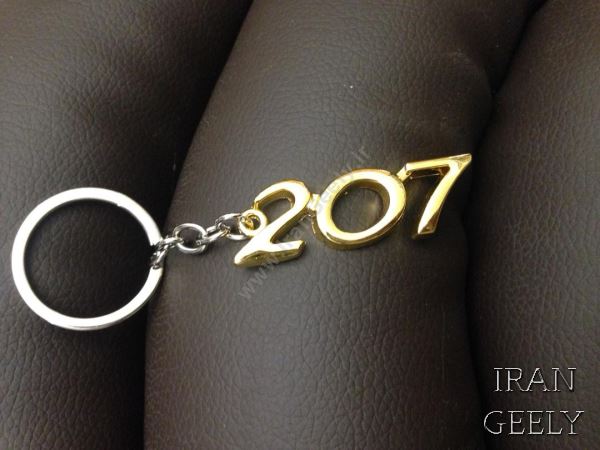جا کلیدی ایتالیک استیل - طلایی پژو 207 جدید