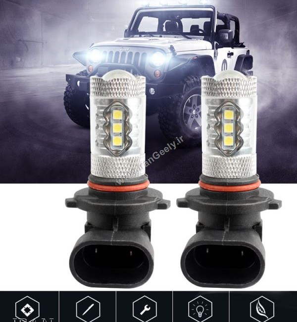 دو عدد لامپ 80W  CREE  /  HB4 - 9005/ 9006 ( ویژه )