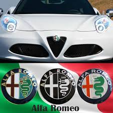 یک ست ۴عددی برچسب رینگ خودرو آلفا رومئو - Alfa Romeo
