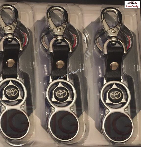 جا کلیدی لوکس  تویوتا با لوگو خودرو+چراغ قوه ( قیمت ویژه )