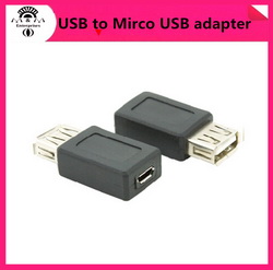 USB Type A Female to Micro USB B Female adapter