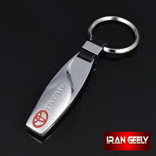 جاسوئیچی جدید استیل/چرم دراپ  Drop با لوگو تویـوتا