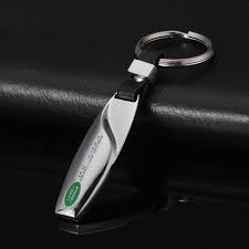 جاسوئیچی جدید استیل/چرم دراپ  Drop با لوگو لندروور