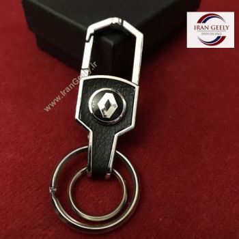 لاکچری چرم و استیل + ۲ حلقه و آویز رنو