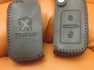 کاور و محافظ جدید چرمی پژو - قهوه ای سوخته