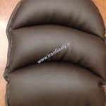 بالش چرمی کنسول وسط-قهوه ای تیره