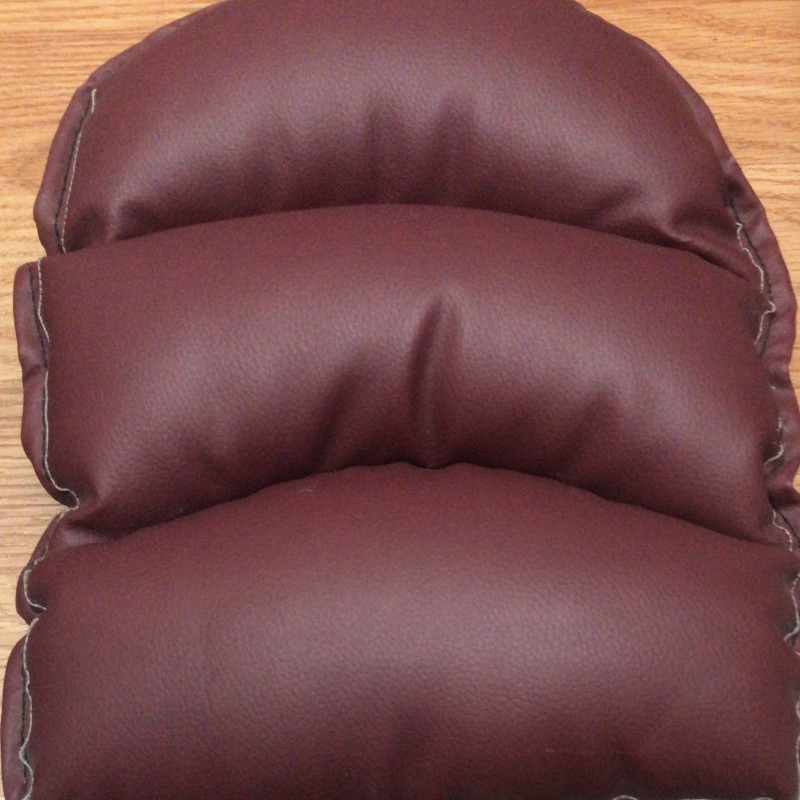 بالش چرمی کنسول وسط زرشکی